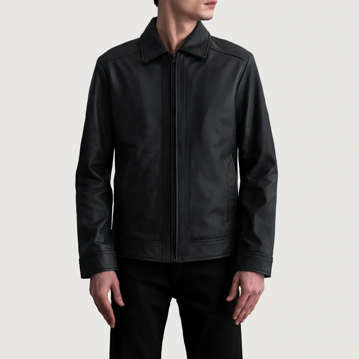 Inferno Leather Brown Jacket – Vista prodotto alternativa 3