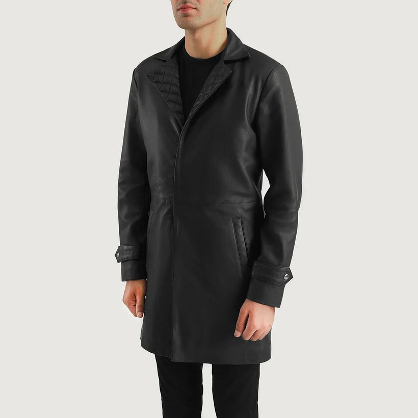 Infinity Cappotto in Pelle da Uomo