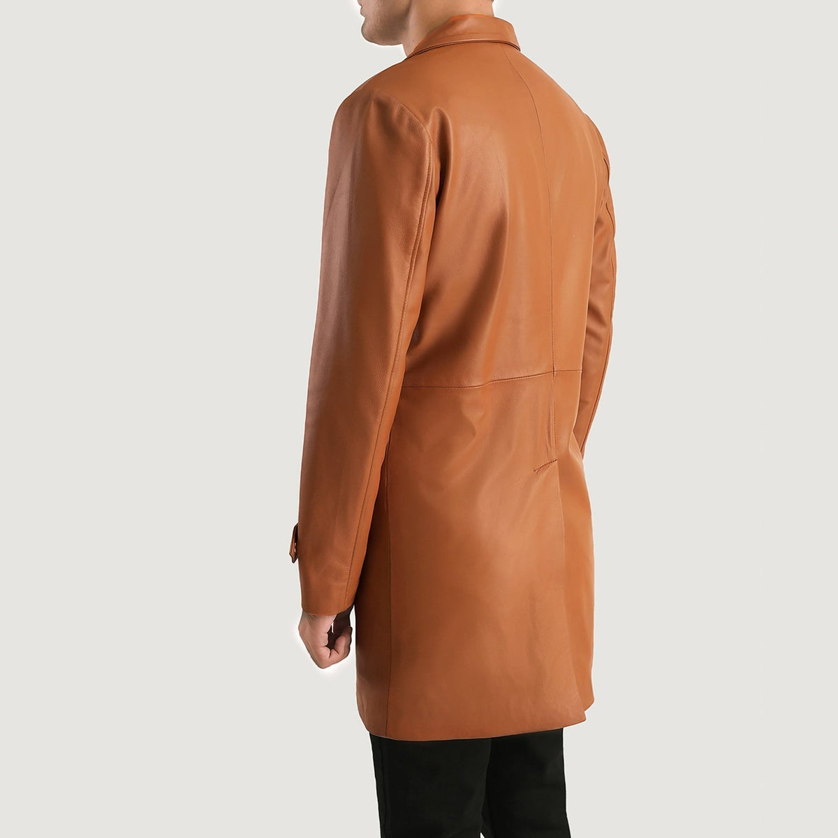 Infinity Cappotto in Pelle da Uomo – Vista prodotto alternativa 5