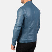Ionic Giacca Biker in Pelle da Uomo – Vista prodotto alternativa 5