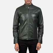 Ionic Giacca Biker in Pelle da Uomo – Vista prodotto alternativa 3