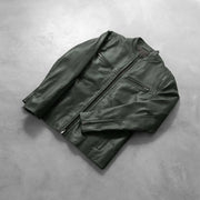 Ionic Giacca Biker in Pelle da Uomo – Vista prodotto alternativa 7
