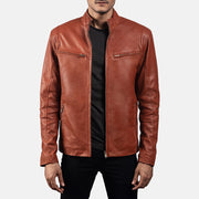 Ionic Giacca Biker in Pelle da Uomo – Vista prodotto alternativa 4