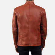 Ionic Giacca Biker in Pelle da Uomo – Vista prodotto alternativa 5