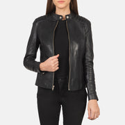 Kelsee Giacca Biker in Pelle da Donna – Vista prodotto alternativa 1