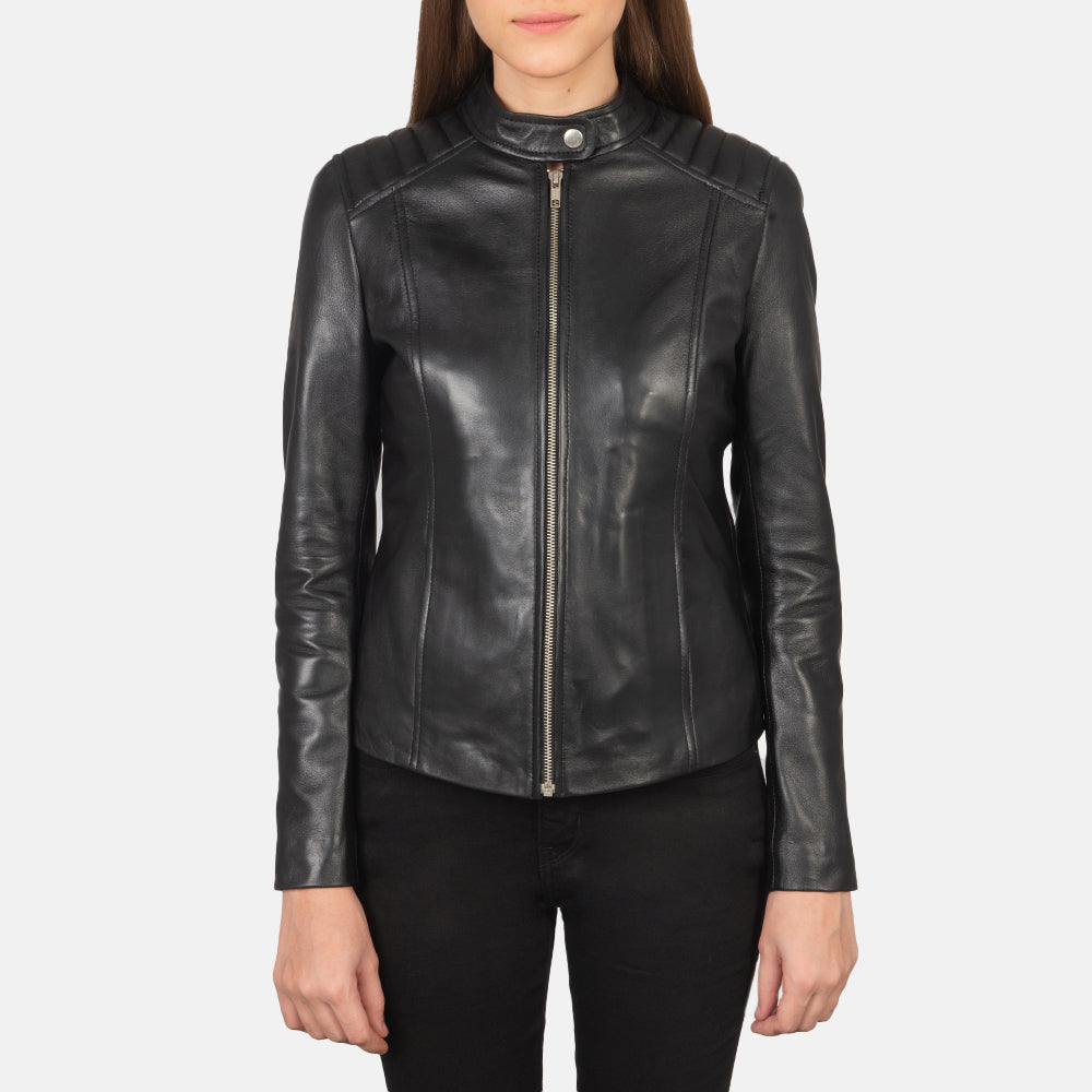 Kelsee Giacca Biker in Pelle da Donna – Vista prodotto alternativa 3