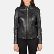 Kelsee Giacca Biker in Pelle da Donna – Vista prodotto alternativa 3