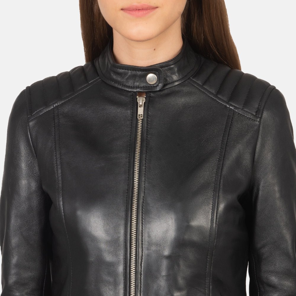 Kelsee Giacca Biker in Pelle da Donna – Vista prodotto alternativa 6