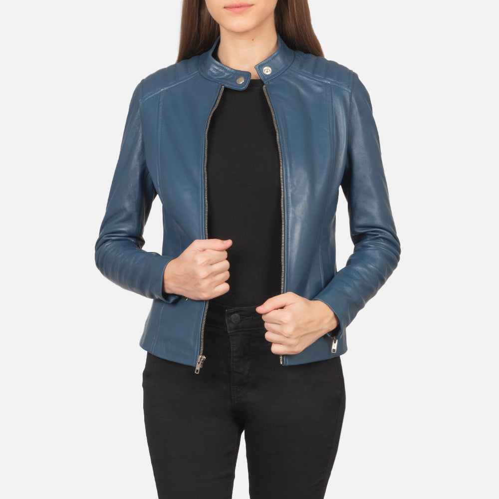 Kelsee Giacca Biker in Pelle da Donna – Vista prodotto alternativa 1