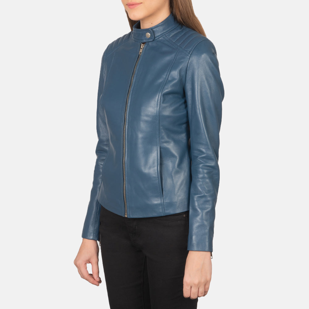Kelsee Giacca Biker in Pelle da Donna – Vista prodotto alternativa 2