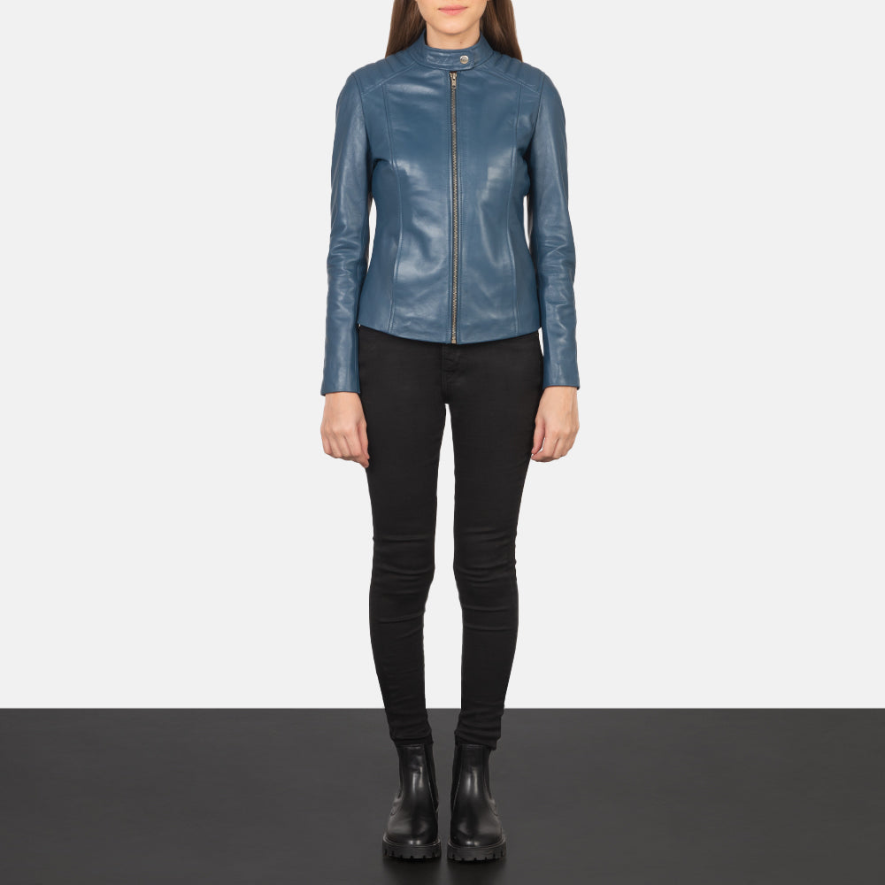 Kelsee Giacca Biker in Pelle da Donna – Vista prodotto alternativa 3
