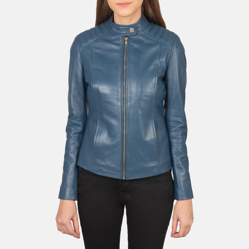 Kelsee Giacca Biker in Pelle da Donna – Vista prodotto alternativa 4