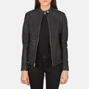 Kelsee Giacca Biker in Pelle da Donna – Vista prodotto alternativa 1