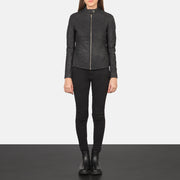 Kelsee Giacca Biker in Pelle da Donna – Vista prodotto alternativa 3