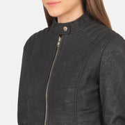 Kelsee Giacca Biker in Pelle da Donna – Vista prodotto alternativa 6