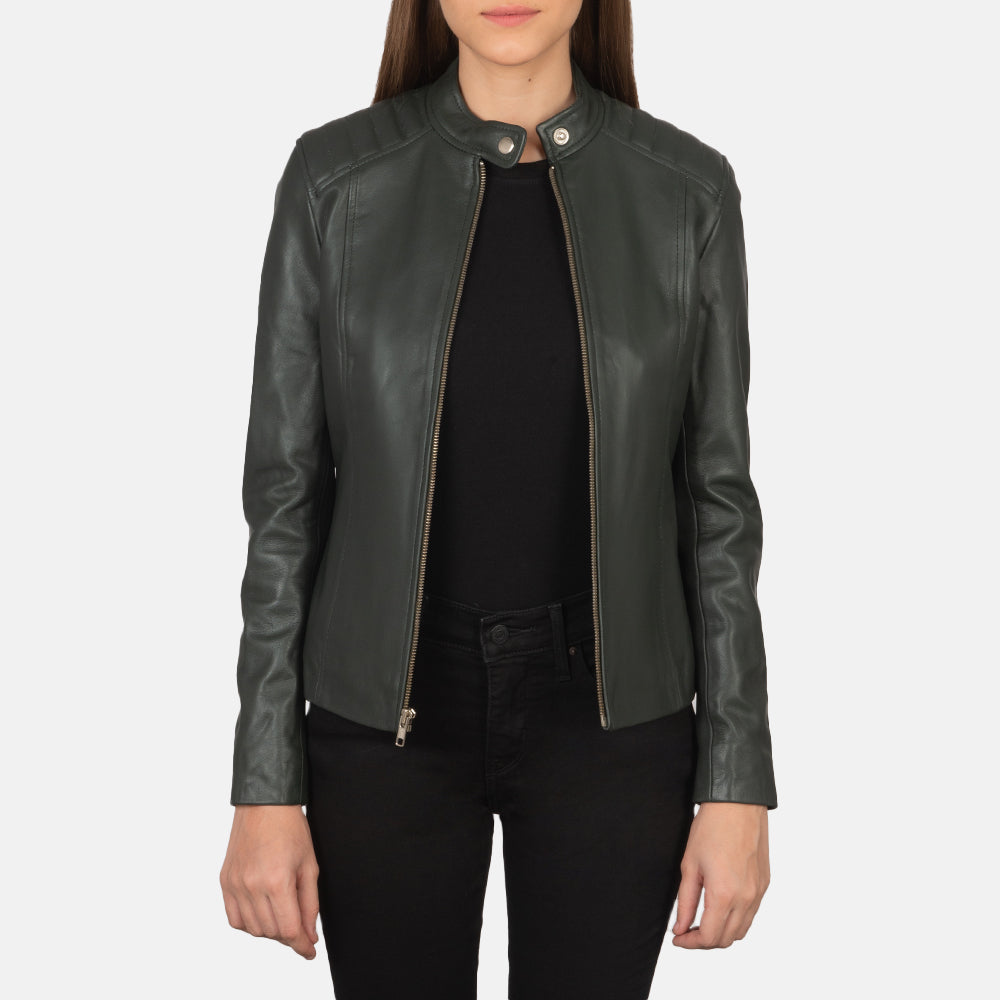 Kelsee Giacca Biker in Pelle da Donna – Vista prodotto alternativa 1