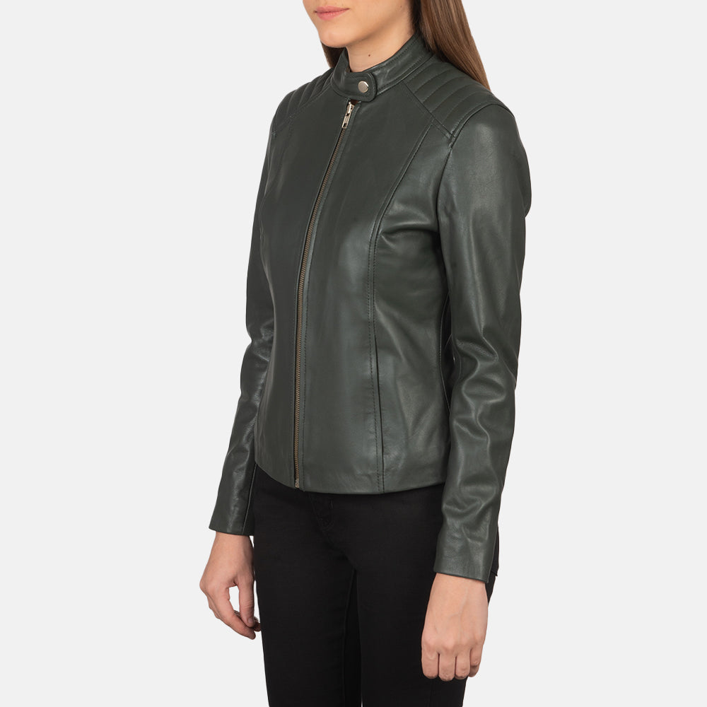 Kelsee Giacca Biker in Pelle da Donna – Vista prodotto alternativa 2