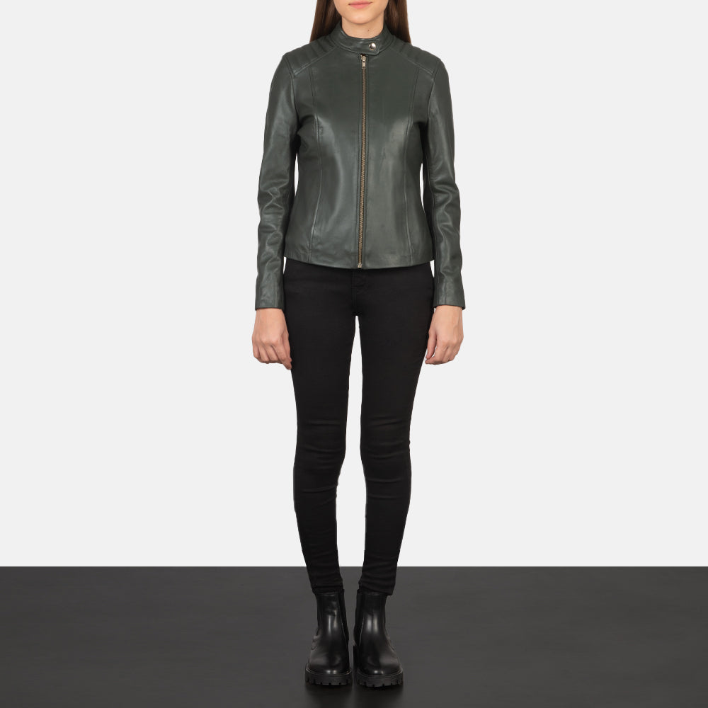 Kelsee Giacca Biker in Pelle da Donna – Vista prodotto alternativa 3
