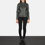 Kelsee Giacca Biker in Pelle da Donna – Vista prodotto alternativa 3