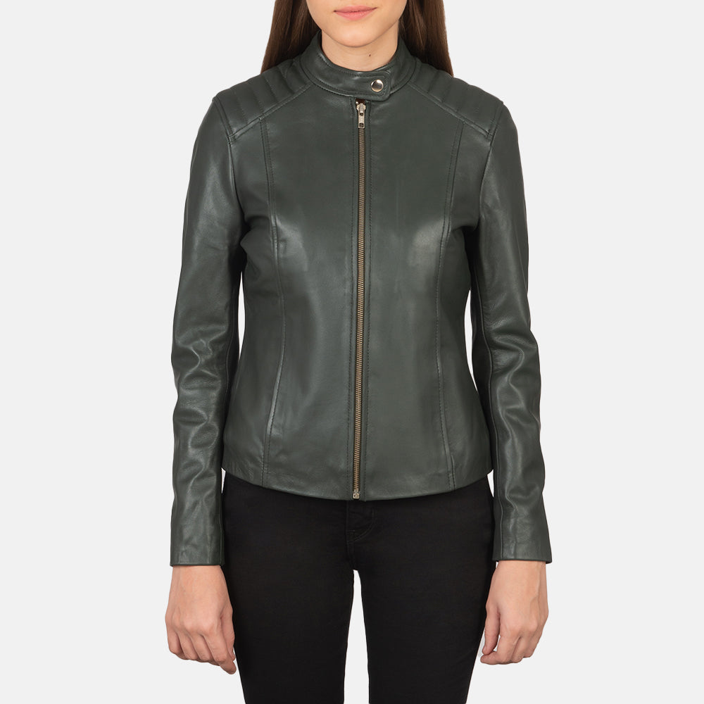 Kelsee Giacca Biker in Pelle da Donna – Vista prodotto alternativa 4