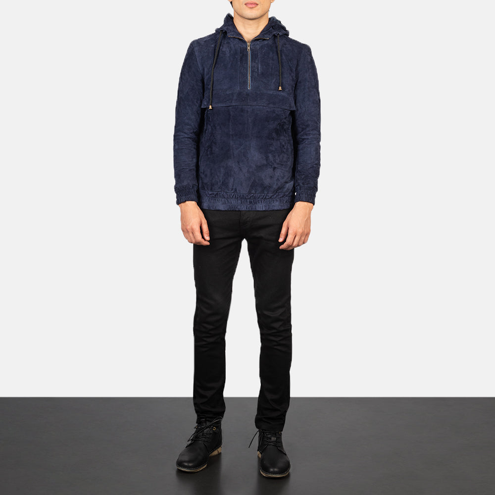 
Kenton Hooded Giacca in Pelle da Uomo – alternate product view 3