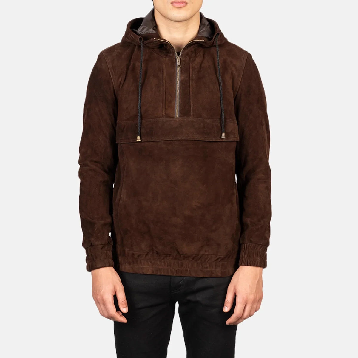 
Kenton Hooded Giacca in Pelle da Uomo – alternate product view 4