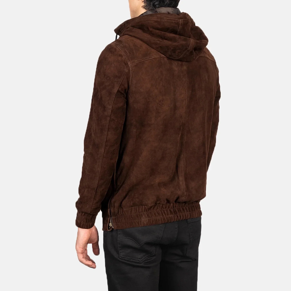 
Kenton Hooded Giacca in Pelle da Uomo – alternate product view 5