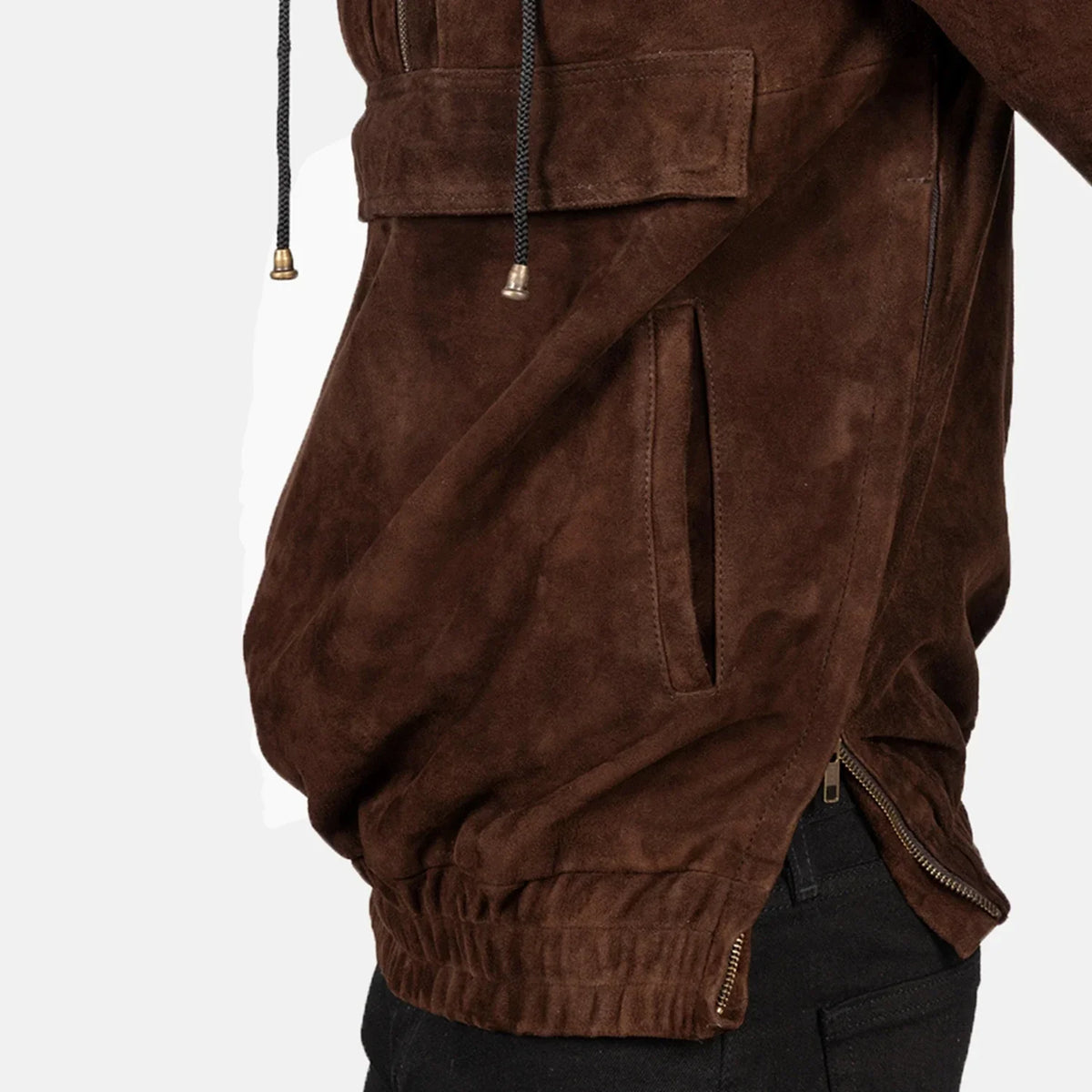 
Kenton Hooded Giacca in Pelle da Uomo – alternate product view 6