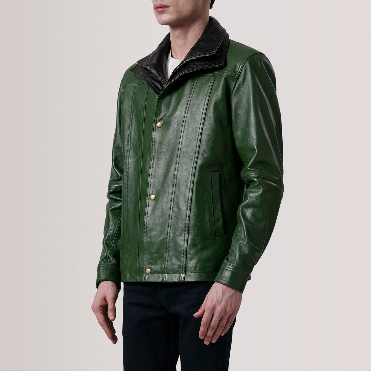 Klen Giacca in Pelle da Uomo – Vista prodotto alternativa 3