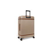 Tailored Rib Cuffs &amp; Hem Craftsmanship Construction Detail on Large Suitcase Zuna da Donna