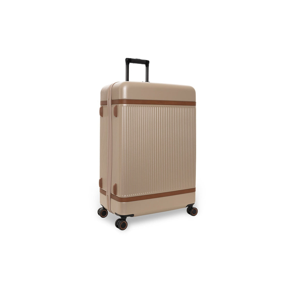 Large Suitcase Zuna da Donna in Classic 100% Full-Grain Leather - Vista frontale e linea su misura | Acquista online