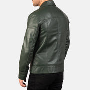 Lavendard Giacca Biker in Pelle da Uomo – Vista prodotto alternativa 6