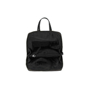 Solid Antique Brass Hardware &amp; Heavy-Duty Dual Zipper Detail on Linford Full-Grain Leather Backpack da Donna