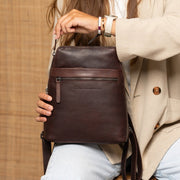 Linford Full-Grain Leather Backpack da Donna – Vista prodotto alternativa 3