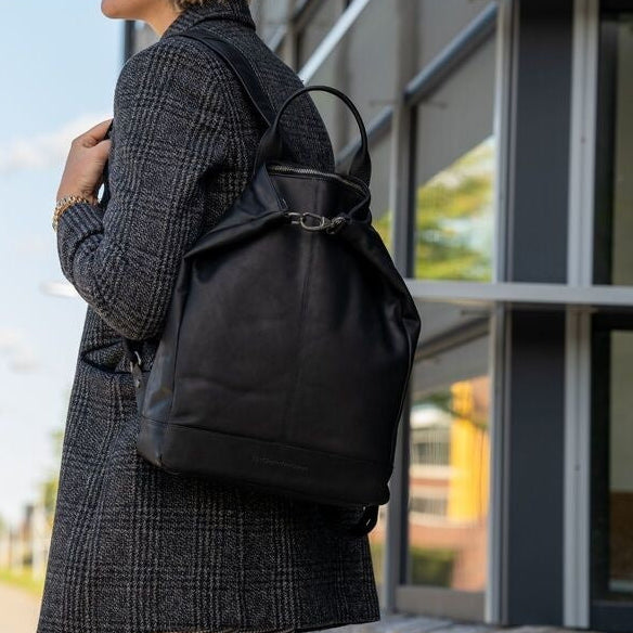 Manchester Full-Grain Leather Backpack da Donna
