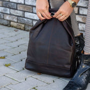Manchester Full-Grain Leather Backpack da Donna – Vista prodotto alternativa 3