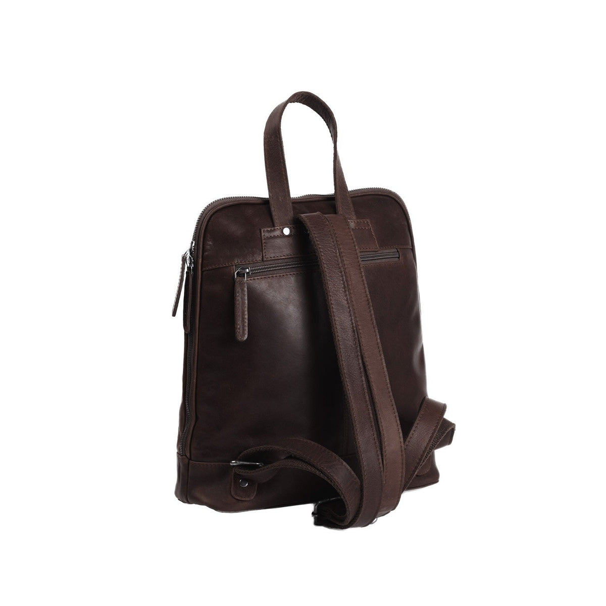 
Brown Leather Backpack Naomi, detail view 3
