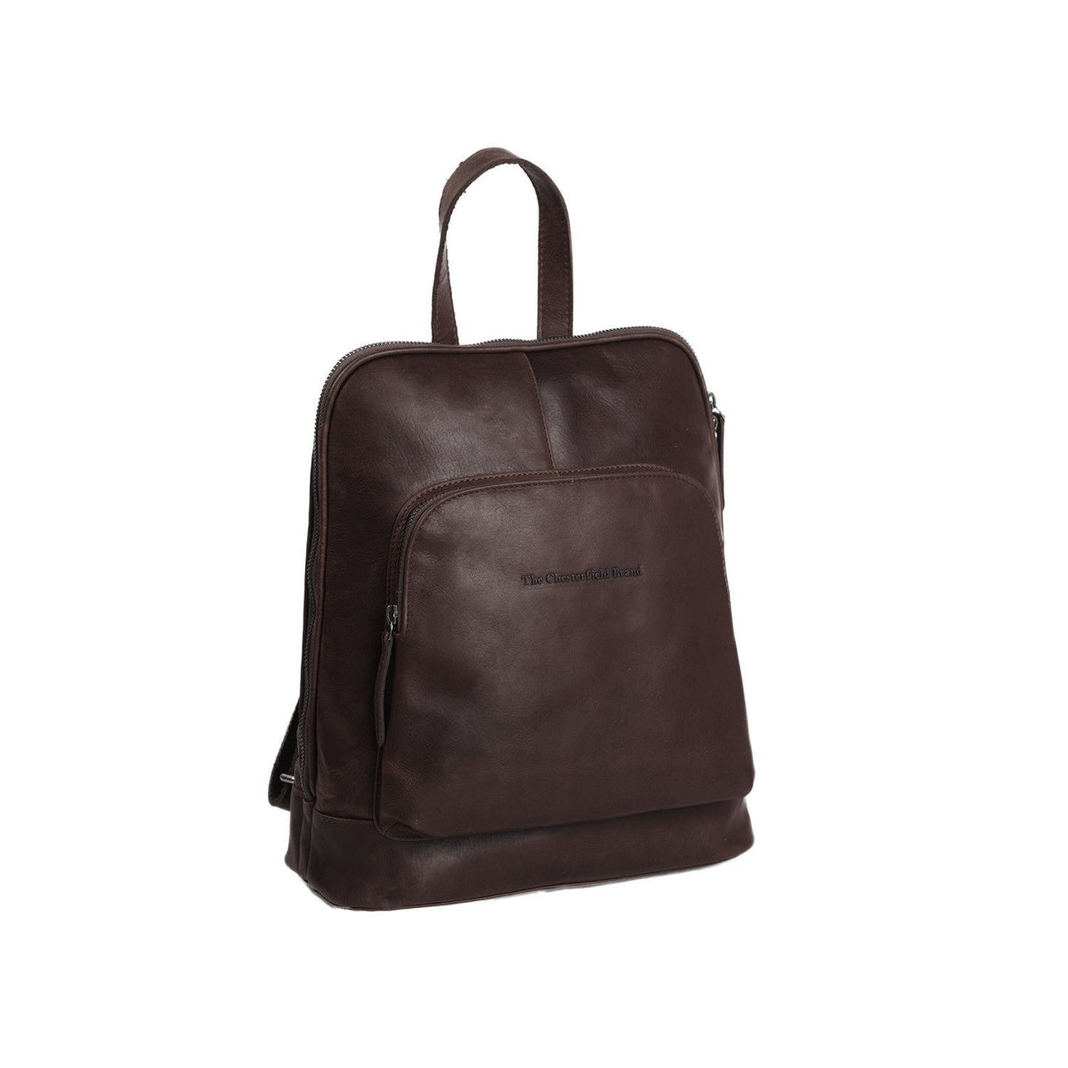 
100% Full-Grain Wax Pull-Up 100% Full-Grain Leather Grain Texture & Handcrafted Patina Detail