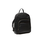 Santana Full-Grain Leather Backpack da Donna in Tan 100% Full-Grain Leather - Full Exterior Front Profile View | Acquista online