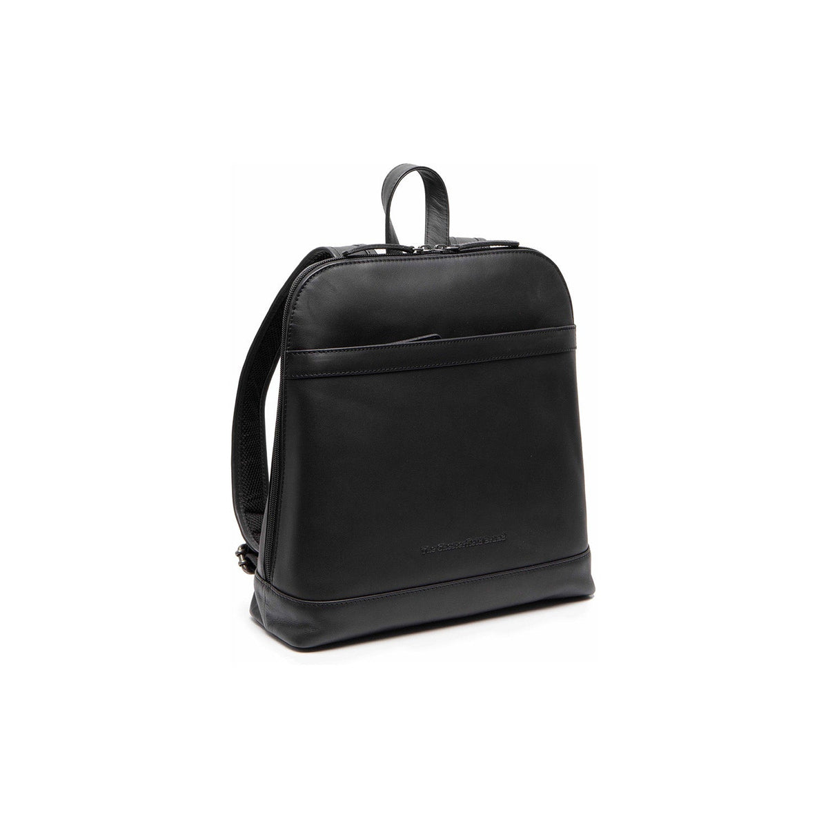 Tigris Full-Grain Leather Backpack da Donna in Classic 100% Full-Grain Leather - Full Exterior Front Profile View | Acquista online