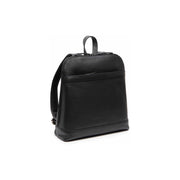 Tigris Full-Grain Leather Backpack da Donna in Classic 100% Full-Grain Leather - Full Exterior Front Profile View | Acquista online