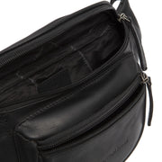 Solid Antique Brass Hardware &amp; Heavy-Duty Dual Zipper Detail on Jack Full-Grain Cintura in Pelle Bag da Donna