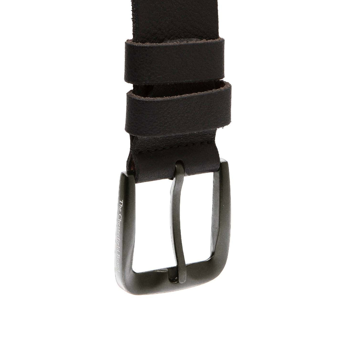 Copper Full-Grain Cintura in Pelle da Uomo - Structured Side Profile Showing Gusset Depth &amp; Expansion Capacity