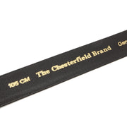 
Manovo Pelle Pieno Fiore Belt da Uomo - Profilo laterale strutturato con profondità del soffietto