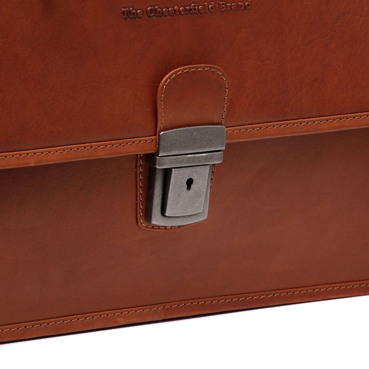 Glenwood Full-Grain Leather Briefcase da Uomo – Vista prodotto alternativa 2