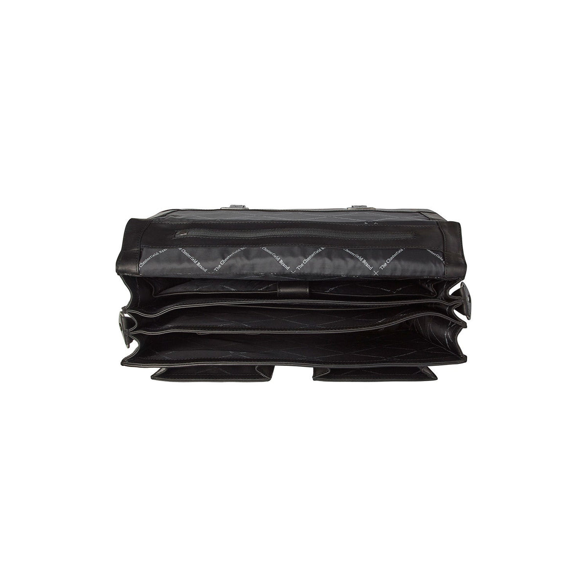 Vista interna Showing Dedicated Padded Laptop Sleeve &amp; Multi-Compartment Organization