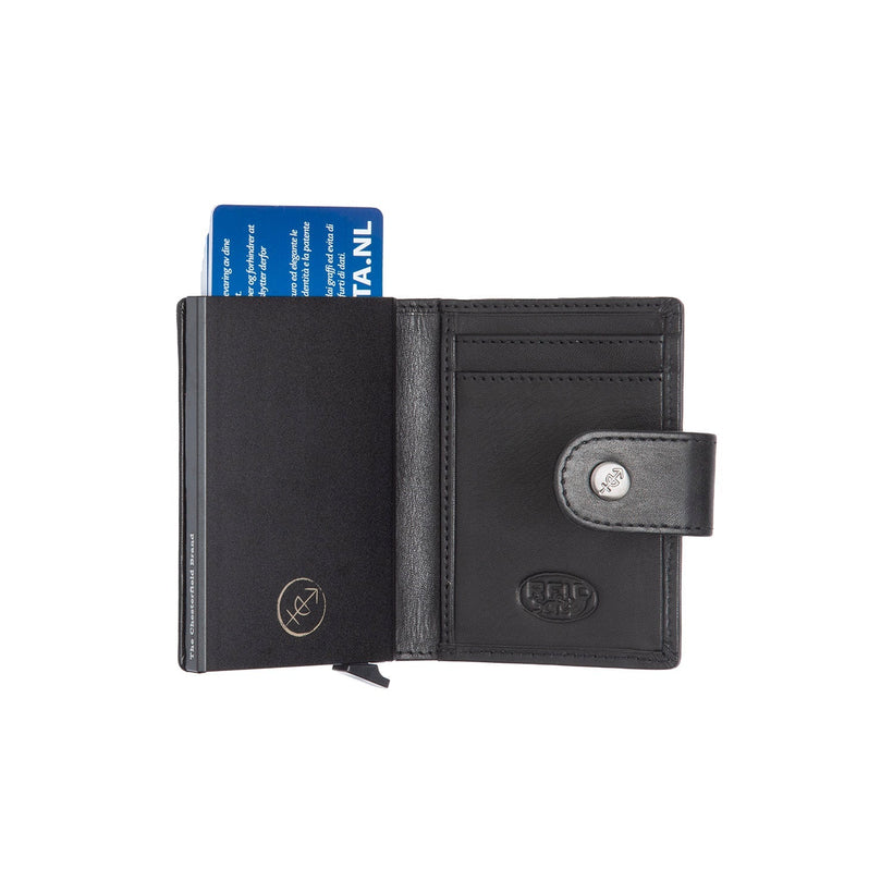 Barrea Full-Grain Leather Card Holder da Donna