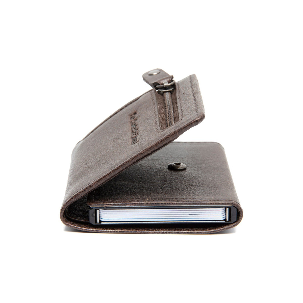 Gabriela Full-Grain Leather Card Holder da Donna – Vista prodotto alternativa 3