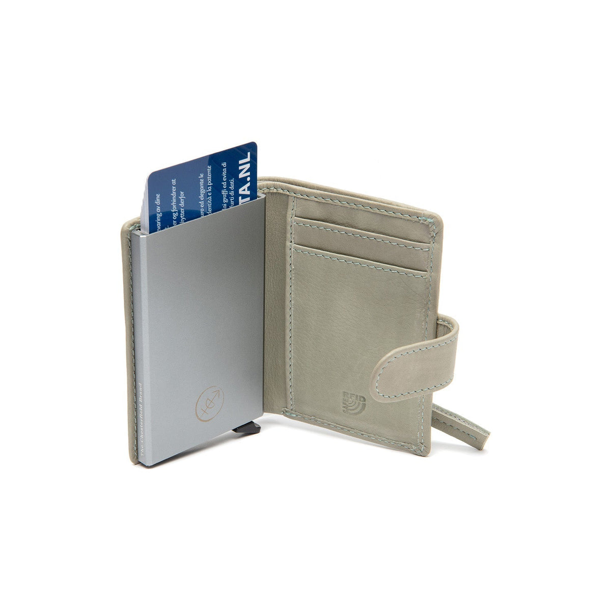 Kaunas Full-Grain Leather Card Holder da Donna – Vista prodotto alternativa 2