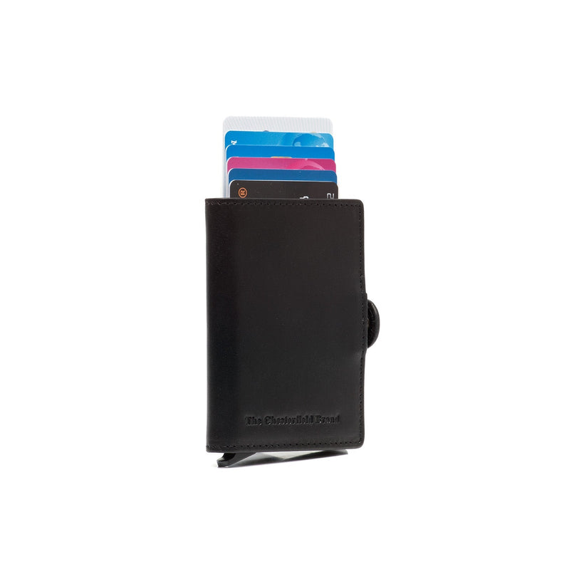 Lagos Full-Grain Leather Card Holder da Donna